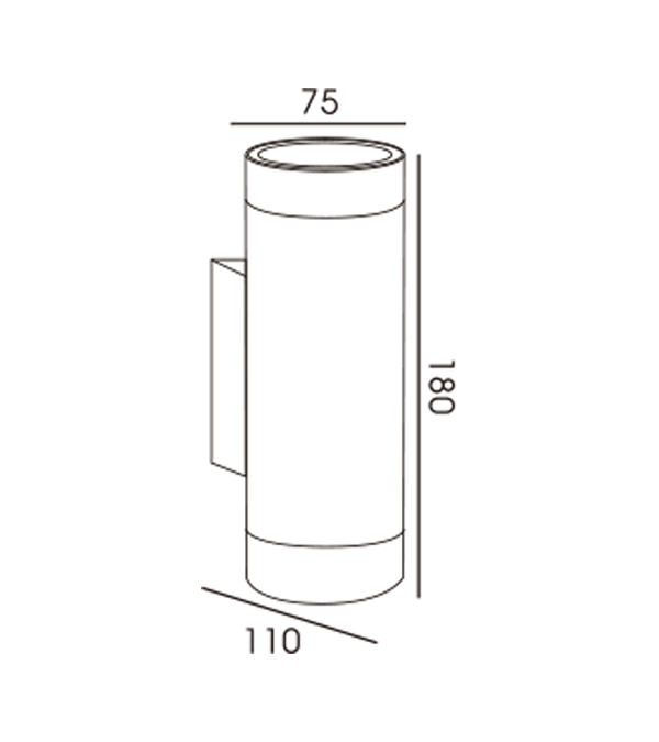 75 Round Aluminium tube 75 Round Aluminium tube