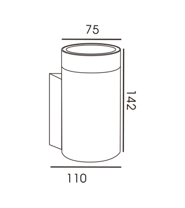 75 Tube Unidirectional PAMA Lucerna Murus Lux lucis HR60275 75 Tube Unidirectional PAMA Lucerna Murus Lux lucis HR60275