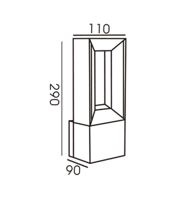 CX quattuor Beveled lux Wall lucerna HR60092 CX quattuor Beveled lux Wall lucerna HR60092