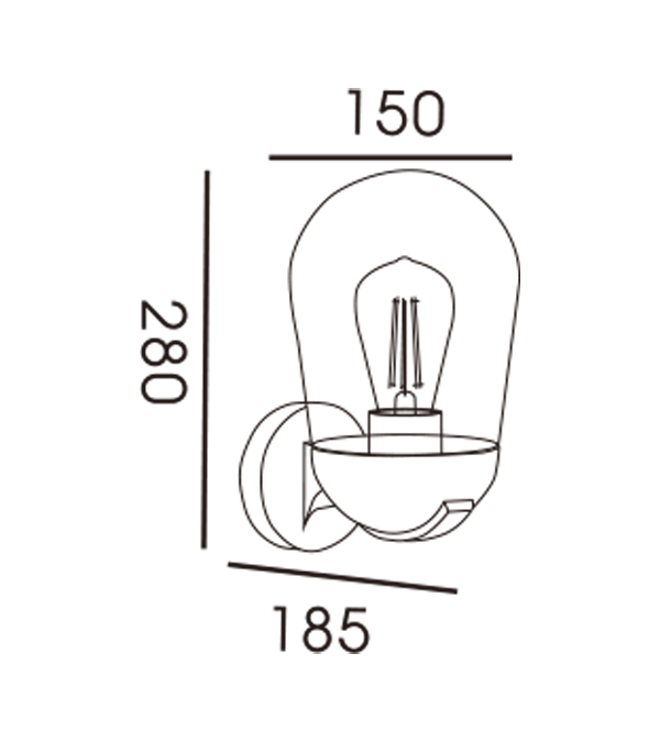 Inductione Muri Lucernae Capitis Vitri erucae Lucerna HR60111S Inductione Muri Lucernae Capitis Vitri erucae Lucerna HR60111S