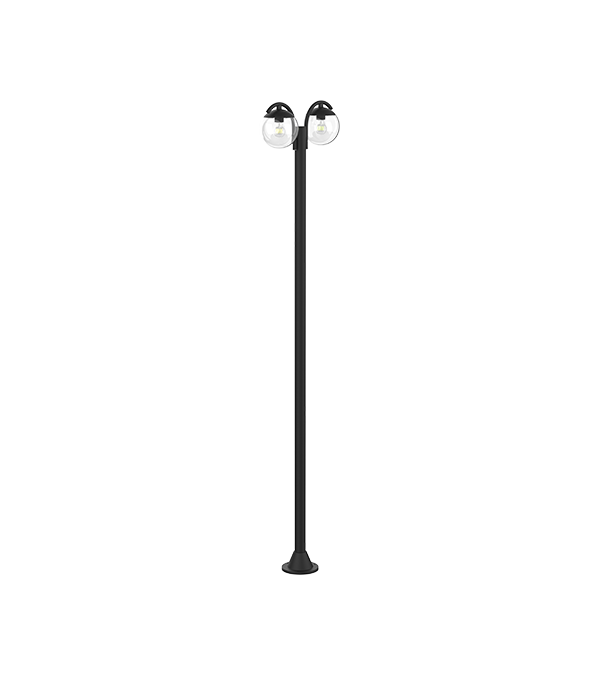 Double Head Round Glass Garden Light HR60693 Double Head Round Glass Garden Light HR60693