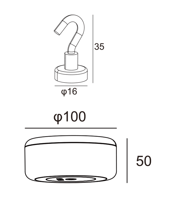 Hook datore lucernam HR95017 Hook datore lucernam HR95017