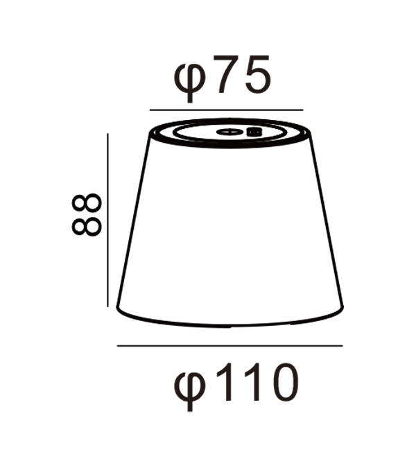 Lampshade Rechargeable Lucerna HR95041 Lampshade Rechargeable Lucerna HR95041