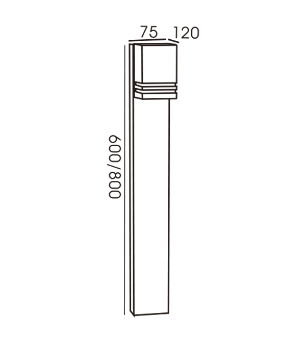 75 Quadratum Decorative Transparent One-Way Garden Luminaria HR60237-600 75 Quadratum Decorative Transparent One-Way Garden Luminaria HR60237-600