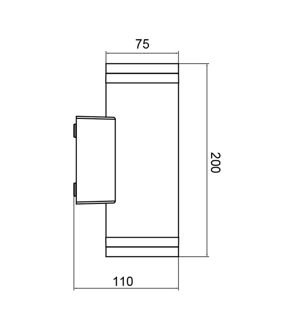 75LED Blue Wall lux HR60278-ZGB 75LED Blue Wall lux HR60278-ZGB