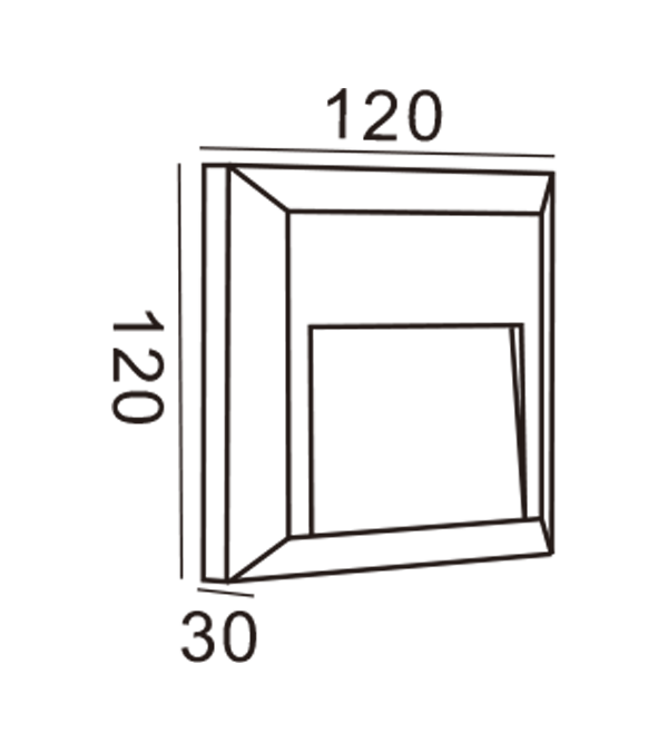 Lacus Wall lux-Rectangle HR2031 Lacus Wall lux-Rectangle HR2031